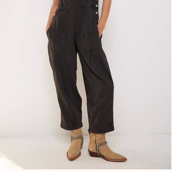 Felix Tapered Overalls in Black Size L - Picture 3 of 11